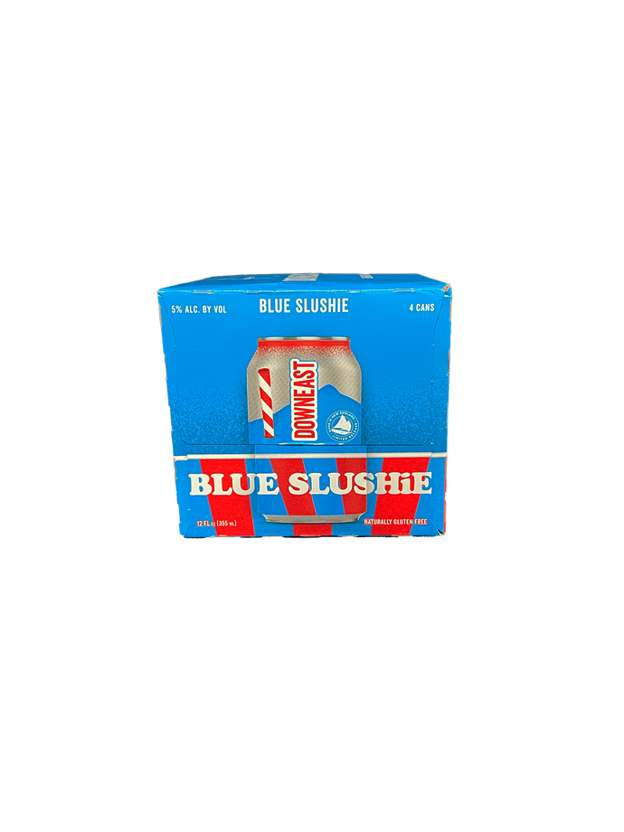 Downeast Blue Slushie 4 Pack Cans