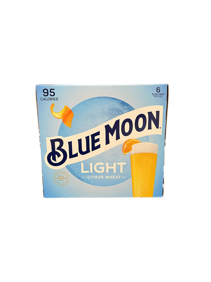 Blue Moon Light 6 Pack Cans