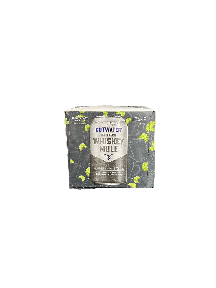 Cutwater Whiskey Mule 4 Pack Cans