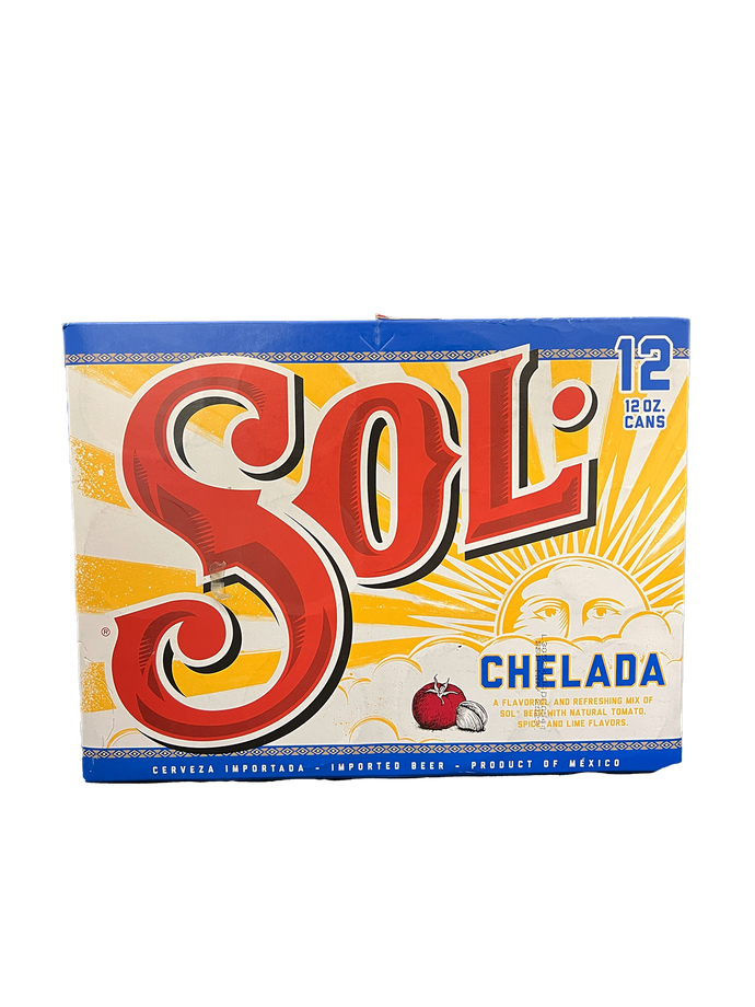 Sol Chelada 12 Pack Cans