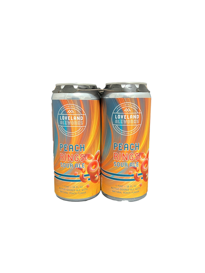 Loveland Aleworks Peach Rings Sour Ale 4 Pack Cans