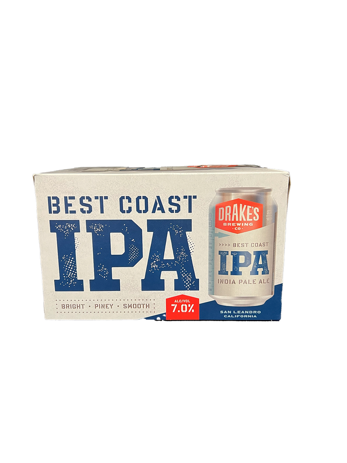 Drakes Best Coast IPA 6 Pack Cans