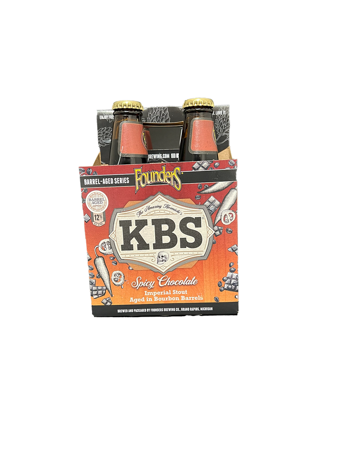 Founders KBS Barrel-Aged Series 4 Pack Bottles