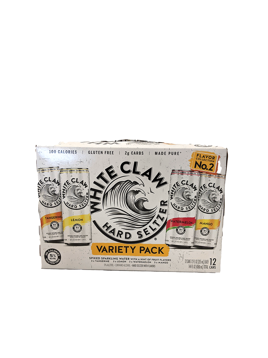 White Claw Hard Seltzer, Variety Pack No. 1, 12 Pack, 12 fl oz Cans