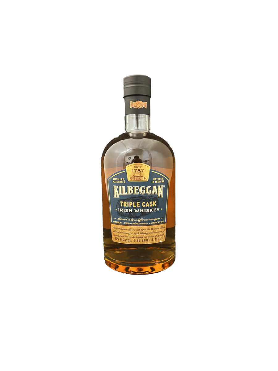 Kilbeggan Triple Cask Irish Whiskey 750ML
