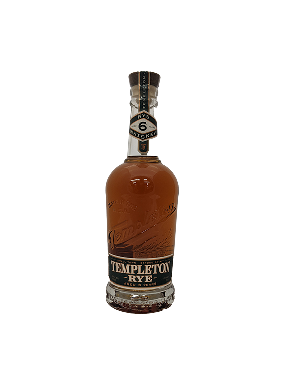 Templeton 6 Year Rye Whiskey 750ML