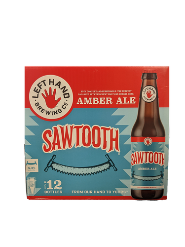 Left Hand Sawtooth Ale 12 Pack Bottles