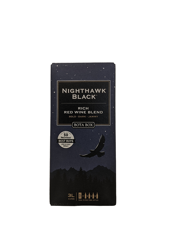 Bota Box Nighthawk Black Rich Red Blend 3L
