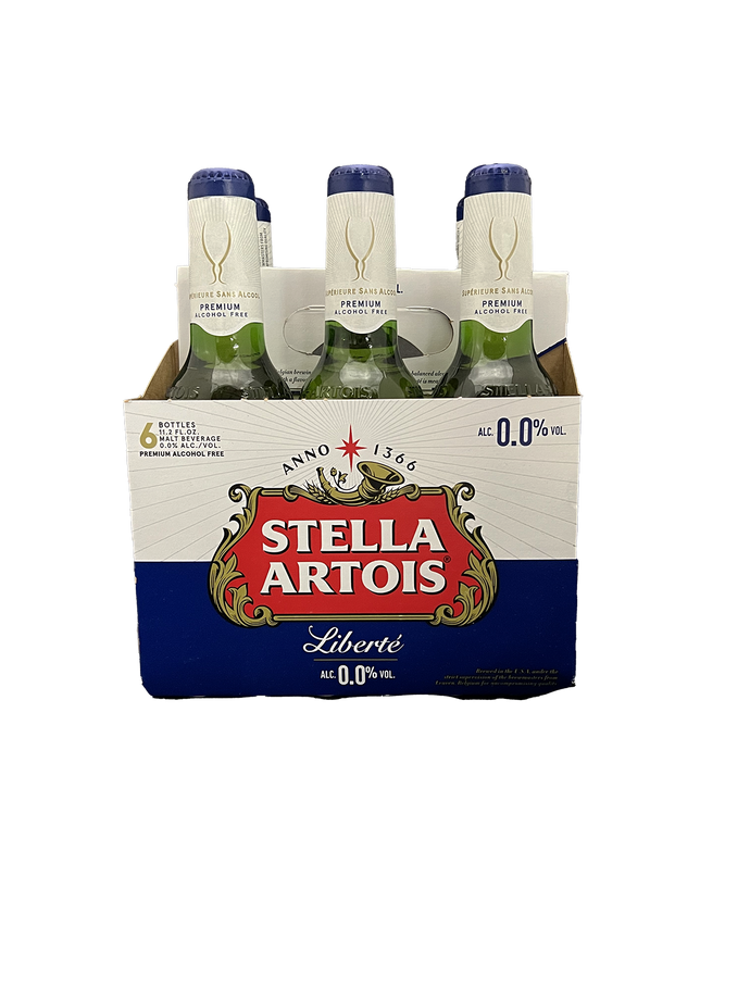 Stella Artois Liberte Non-Alcoholic 6 Pack Bottles
