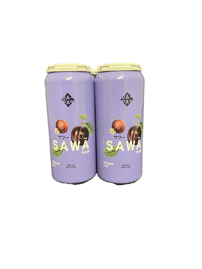 Japas Sawa Plum Sour 4 Pack Cans
