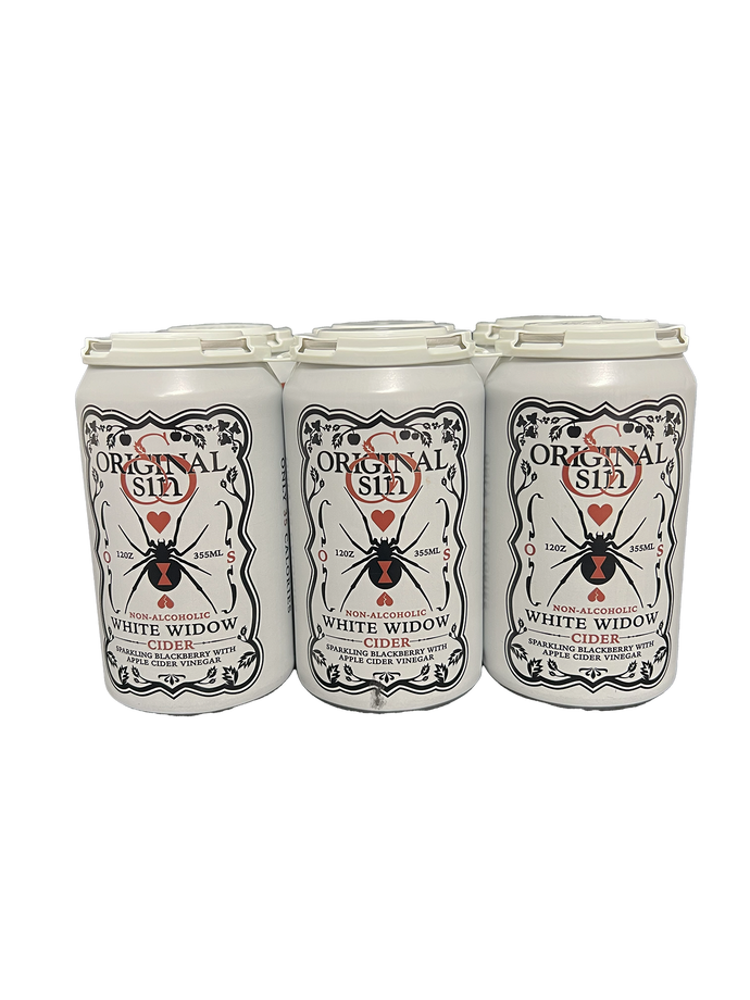 Original Sin White Widow Non-Alcoholic Cider 6 Pack Cans