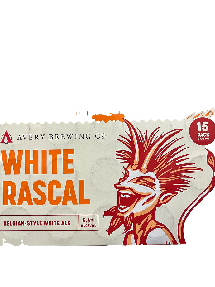 Avery White Rascal 15 Pack Cans