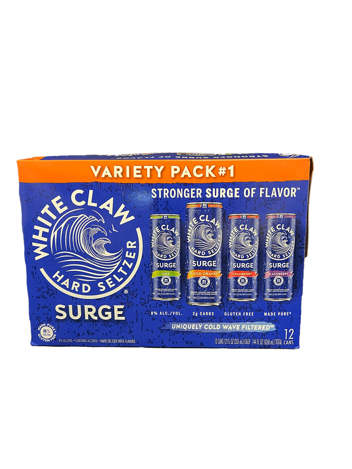 White Claw Surge #1 Variety 12 Pack Cans