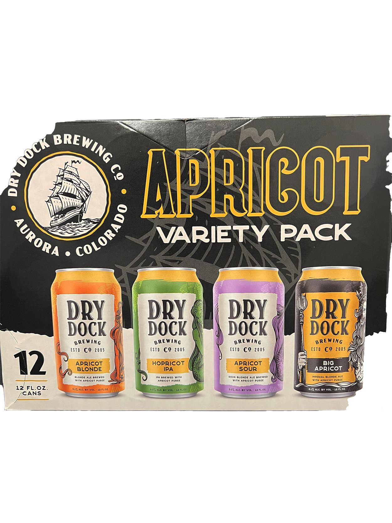 Dry Dock Apricot Variety 12 Pack Cans