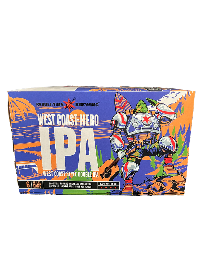 Revolution West Coast Hero DIPA 6 Pack
