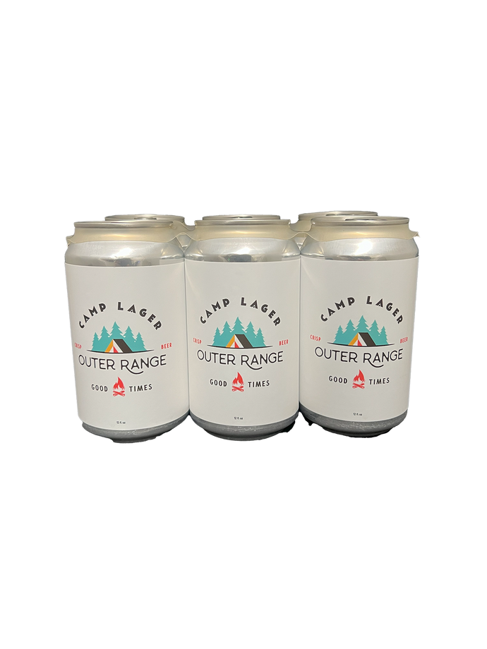 Outer Range Camp Lager 6 Pack Cans