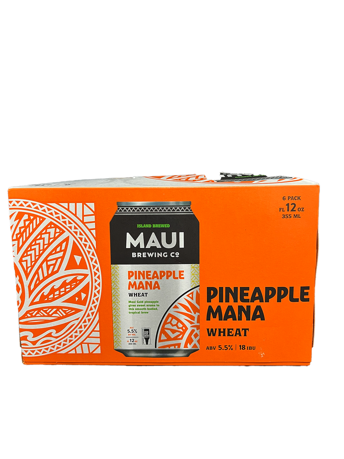 Maui Pineapple Mana Wheat 6 Pack Cans