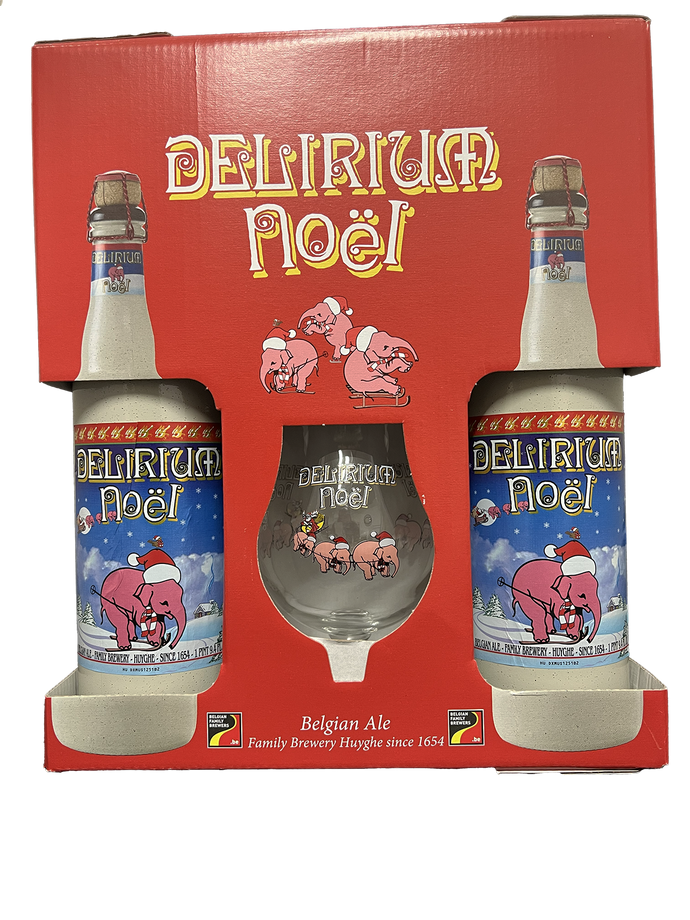 Delirium Noel Gift Pack 2-750ML With Glass