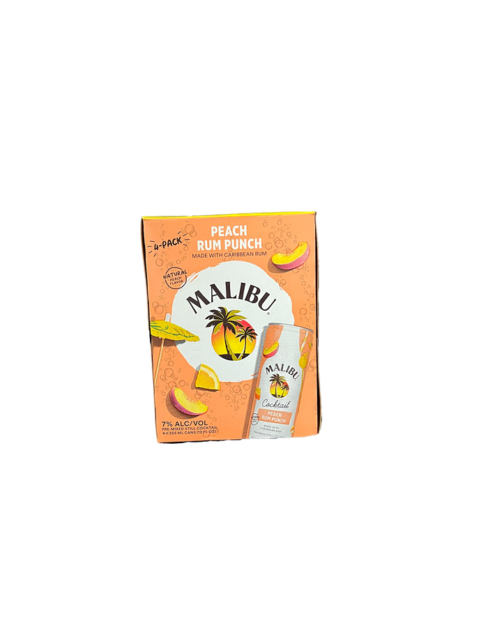 Malibu Peach Rum Punch 4 Pack