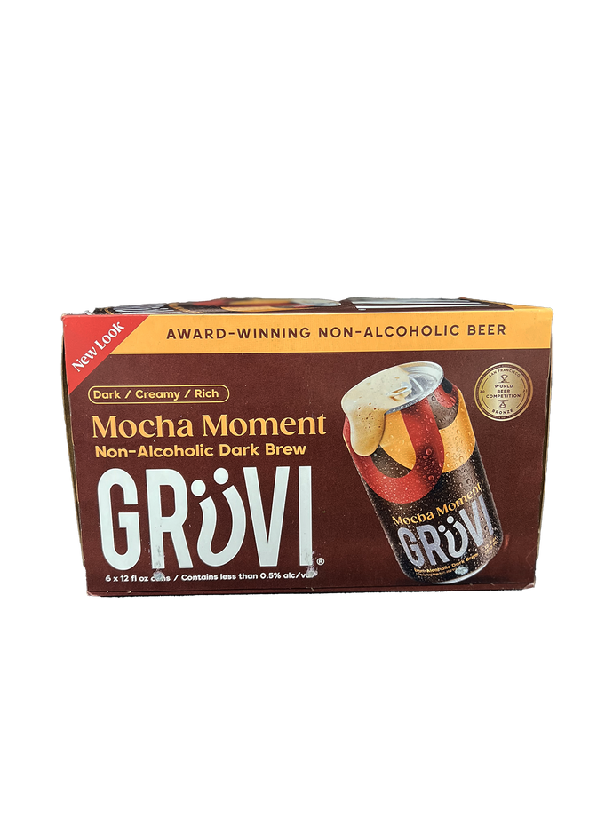 Gruvi Non-Alcoholic Mocha Moment 6 Pack Cans