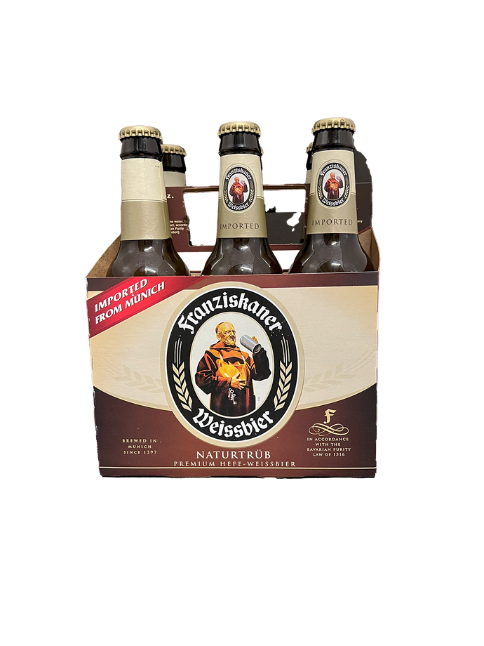 Franziskaner Weissbier 6 Pack Bottles