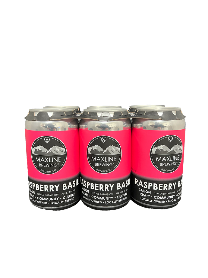 Maxline Raspberry Basil Saison 6 Pack Cans