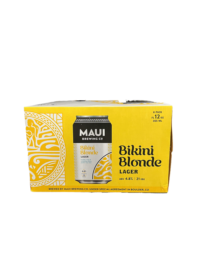 Maui Bikini Blonde 6 Pack Cans