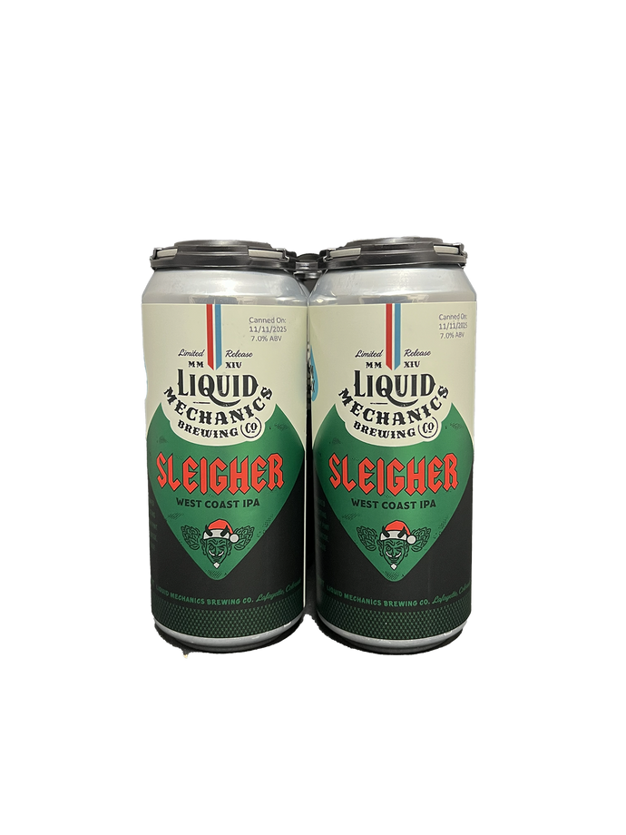Liquid Mechanics Sleigher WCIPA 4 Pack Cans