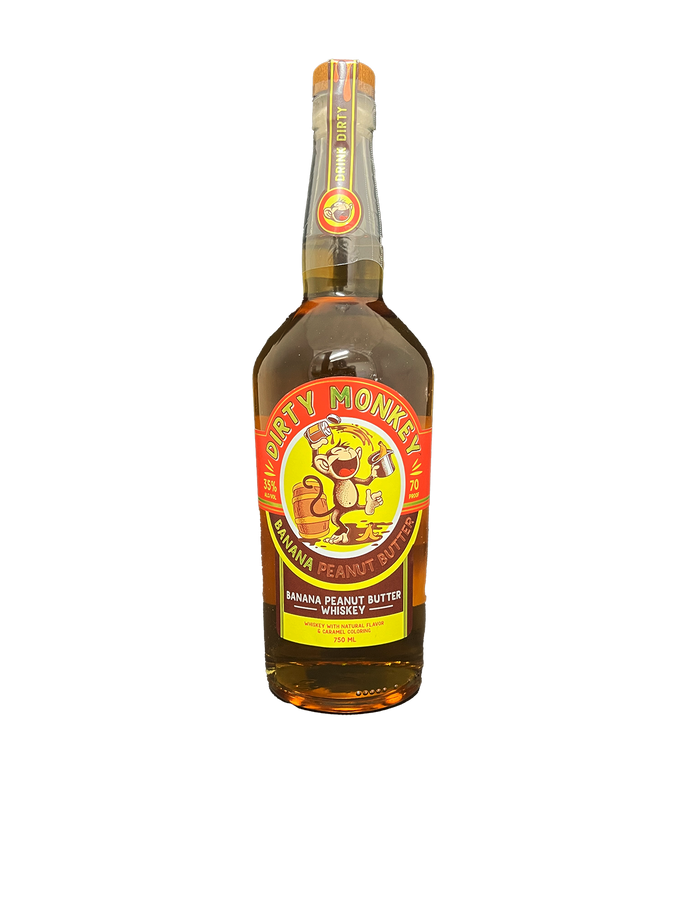 Dirty Monkey Banana Peanut Butter Whiskey 750ML