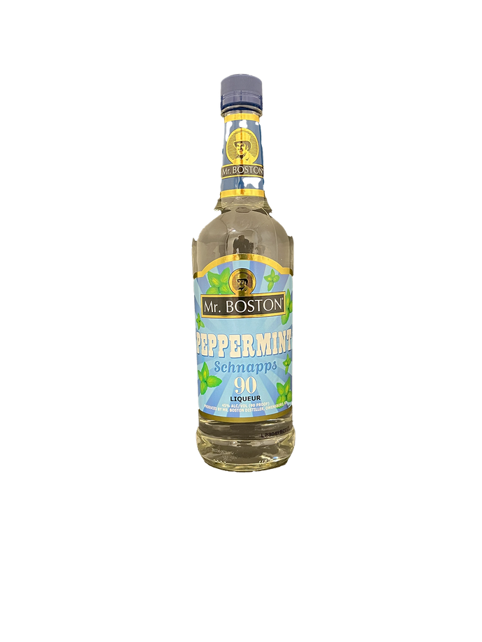 Mr. Boston 90pr Peppermint Schnapps 750ML