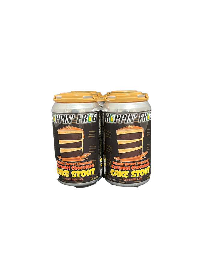Hoppin Frog Cake Stout 4 Pack Cans
