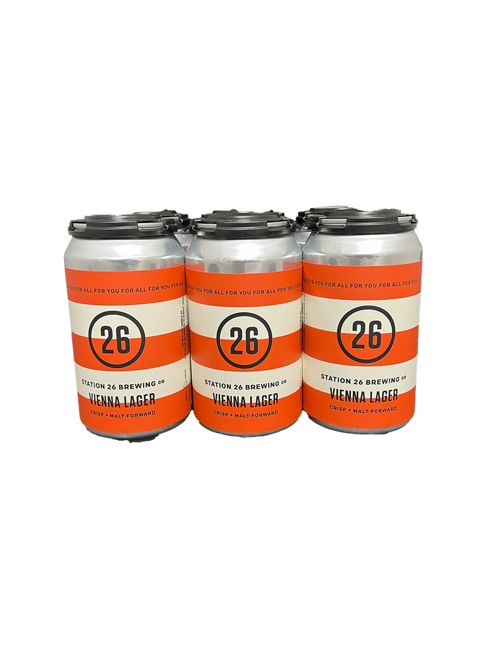 Station 26 Vienna Lager 6 Pack Cans