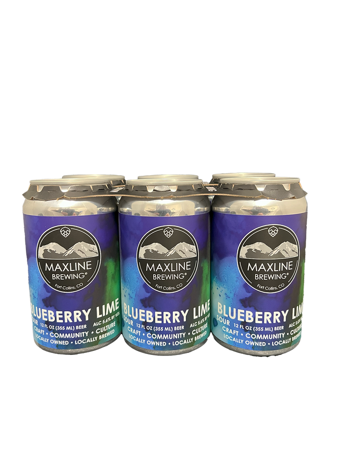 Maxline Blueberry Lime Sour 6 Pack Cans