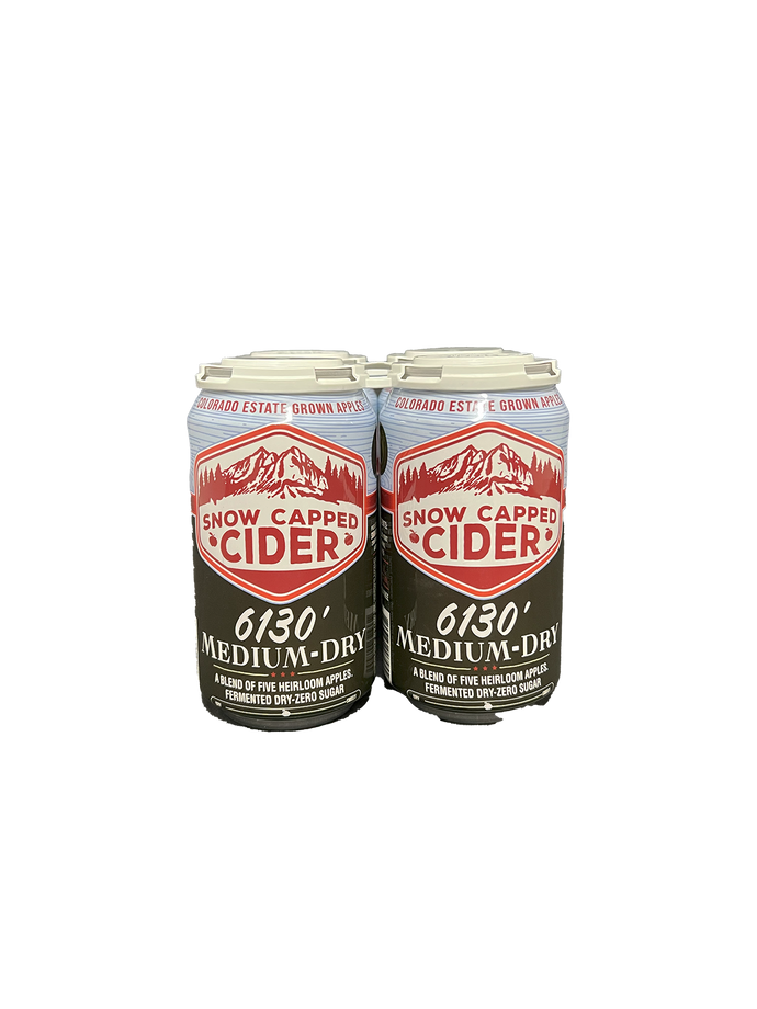 Snow Capped Cider 6130 Medium Dry 4 Pack Cans