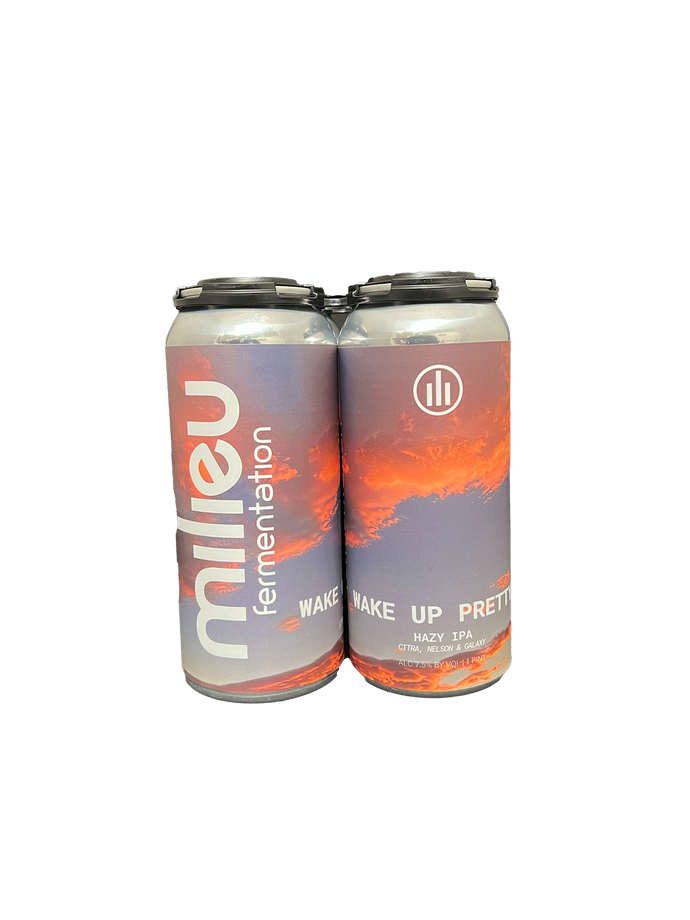 Milieu Wake Up Pretty Hazy IPA 4 Pack Cans