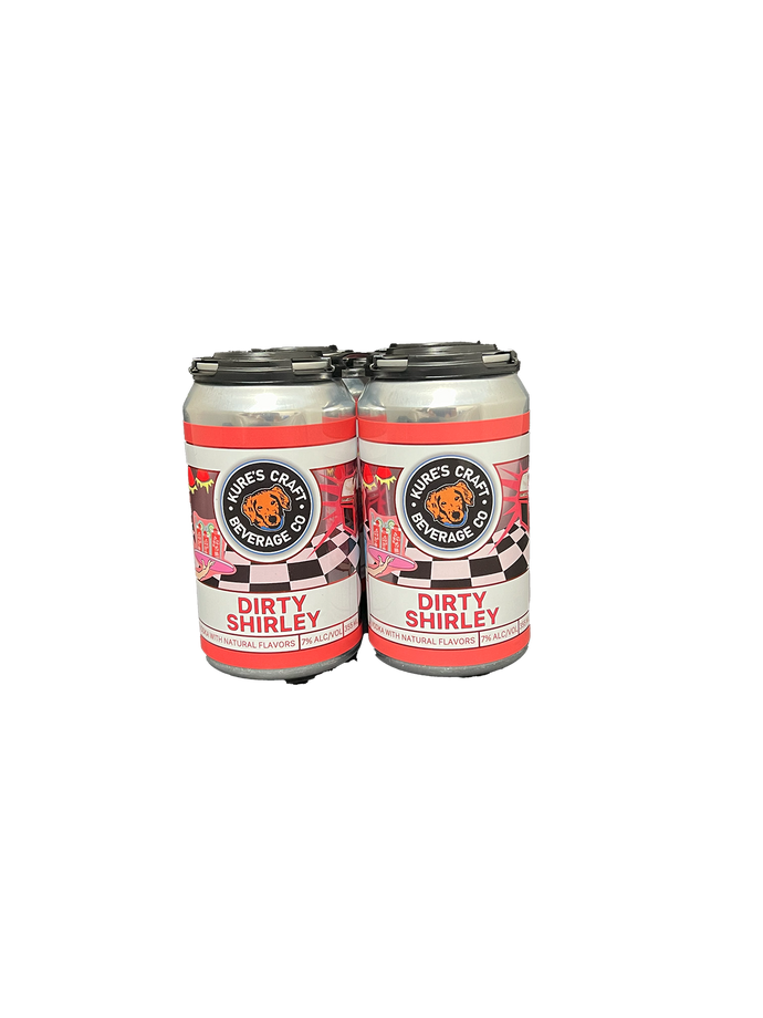 Kures Dirty Shirley Vodka Cocktail 4 Pack Cans