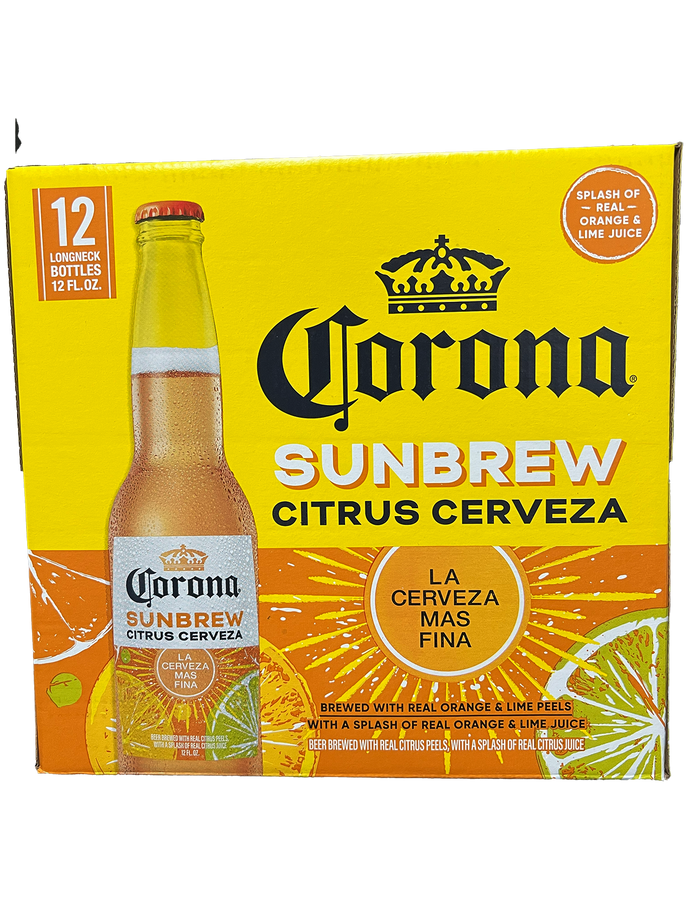 Corona Sunbrew Citrus Cerveza 12 Pack Bottles