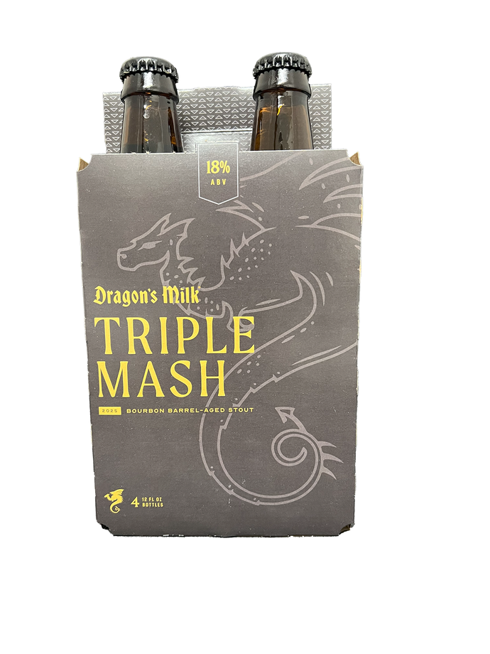 New Holland Dragon's Milk Triple Mash Bourbon Barrel-Aged Stout 4 Pack Bottles