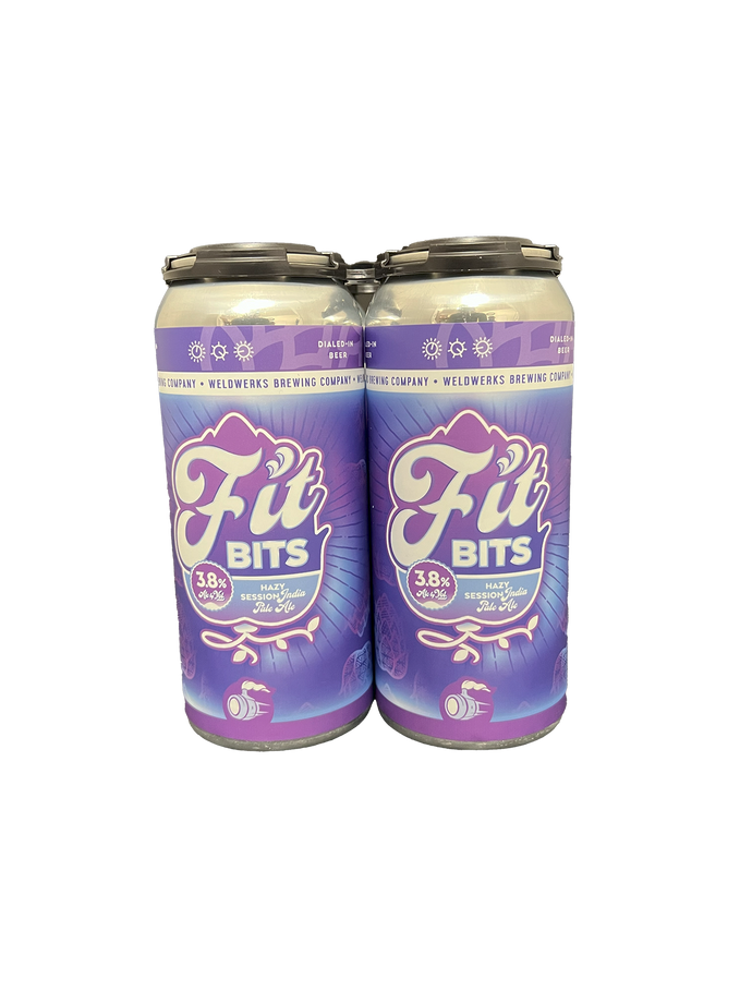 Weldwerks Fit Bits Hazy IPA 4 Pack Cans