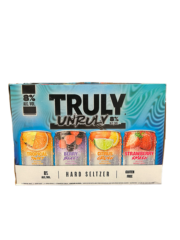 Truly Unruly Hard Seltzer Variety 12 Pack Cans