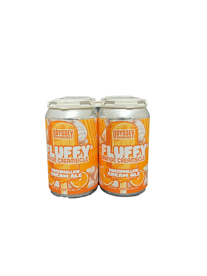 Odyssey Fluffy Orange Creamsicle 4 Pack Cans