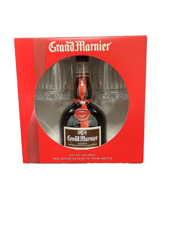 Grand Marnier Liqueur Gift Set 750ML