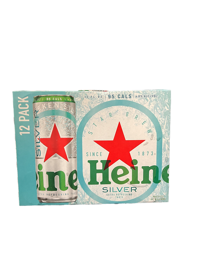 Heineken Silver 12 Pack Cans