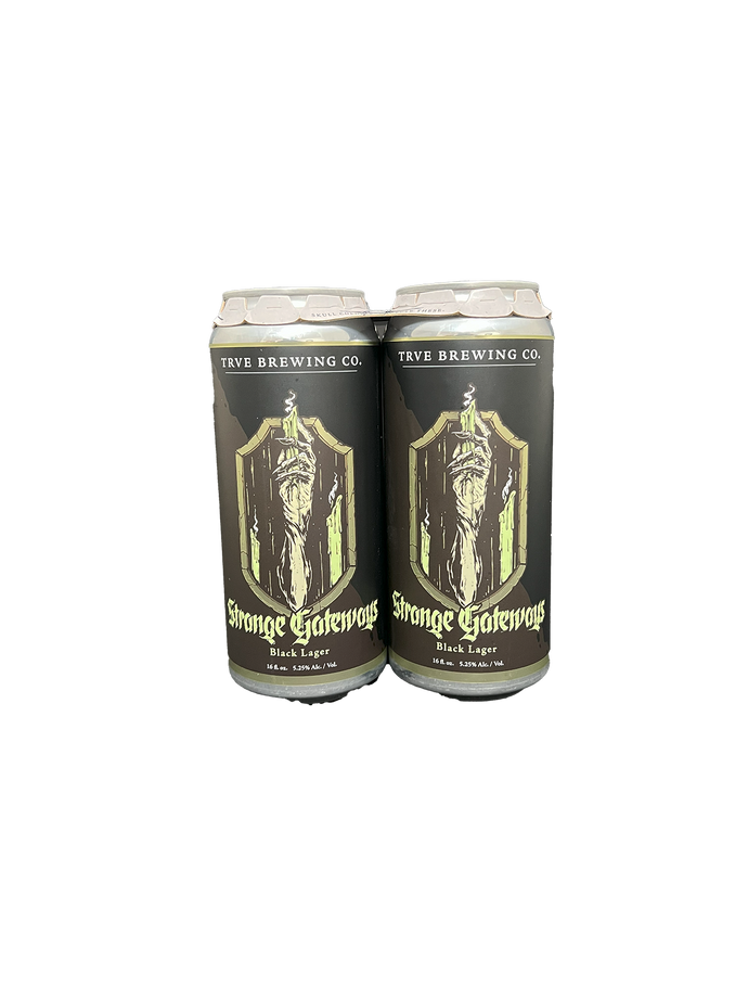 Trve Strange Gateways Black Lager 4 Pack Cans