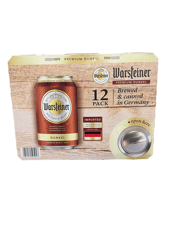 Warsteiner Dunkel 12 Pack Cans