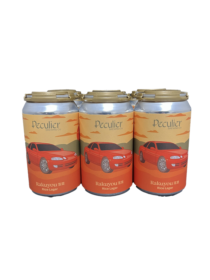 Peculier Rakuyou Rice Lager 6 Pack Cans