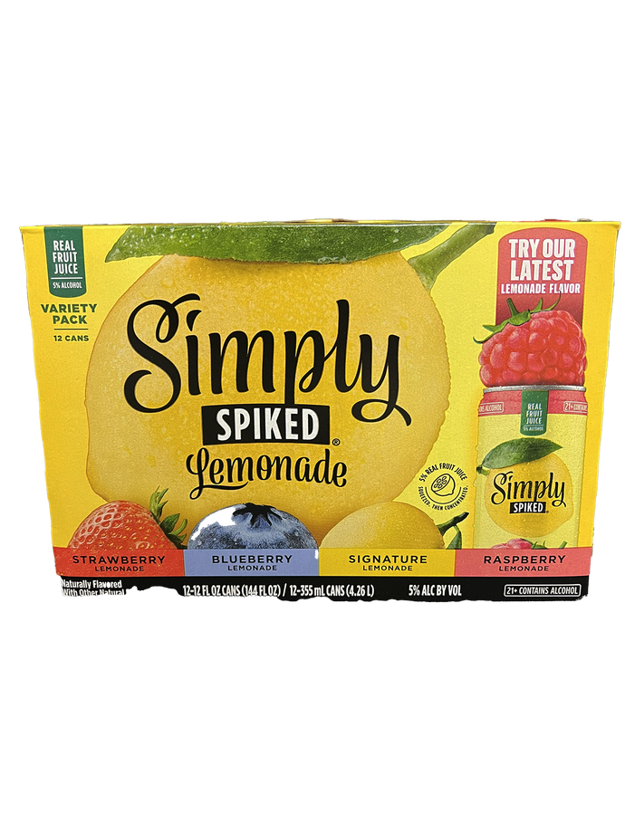 Simply Spiked Lemonade Variety 12 Pack Cans