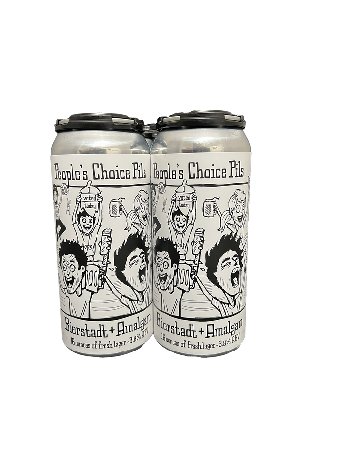 Bierstadt & Amalgam Peoples Choice Pils 4 Pack Cans