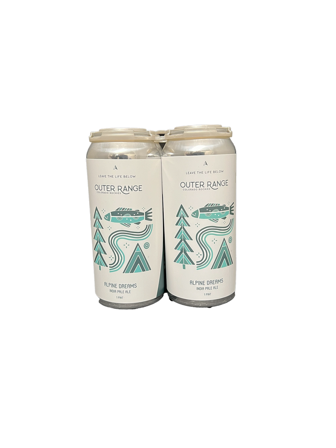 Outer Range Alpine Dreams IPA 4 Pack Cans