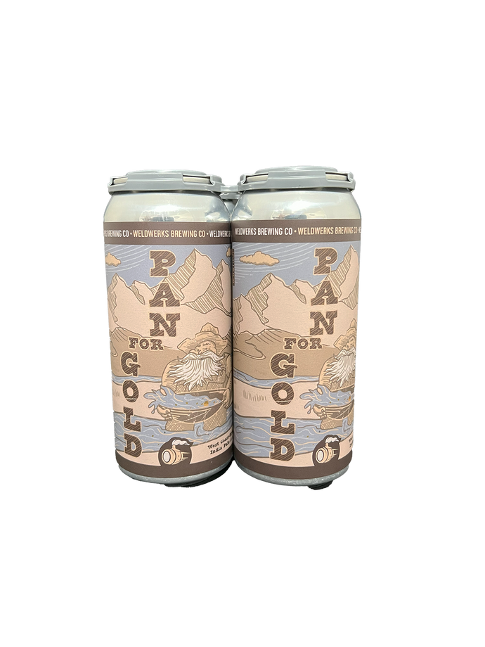 Weldwerks Pan For Gold WCIPA 4 Pack Cans